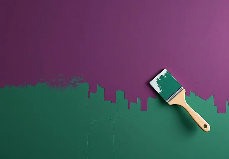 Ponçage et rebouchage des fissures avant mise en peinture